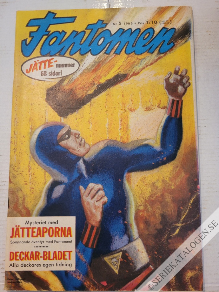 Framsida på Fantomen #5 (1963)
