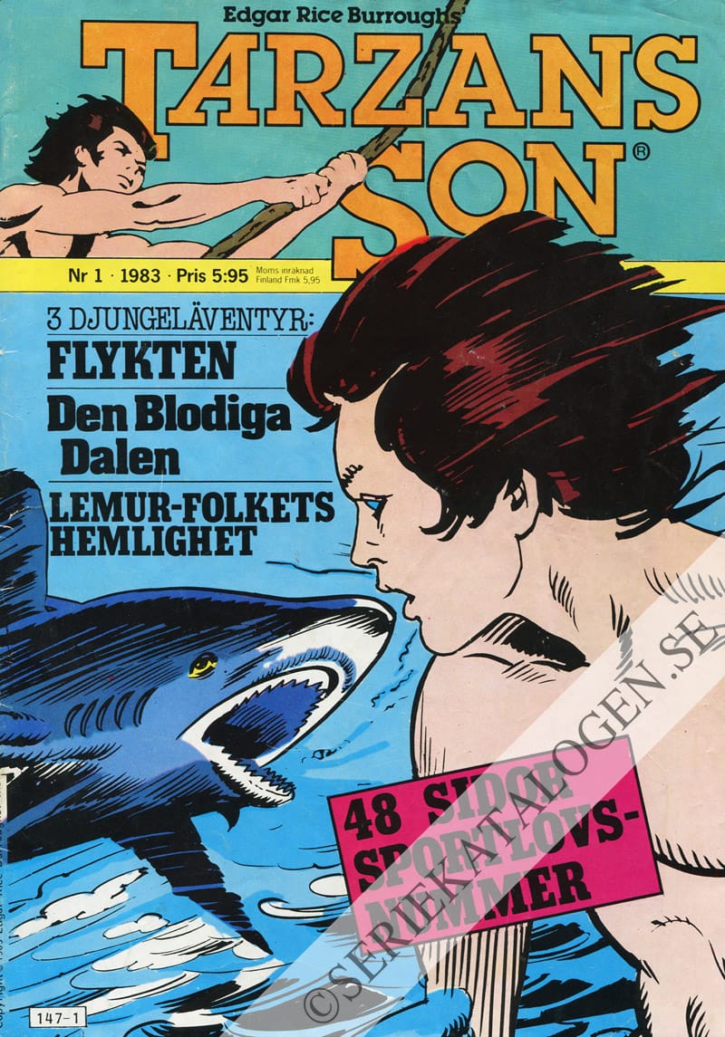 Framsida på Tarzans son #1 (1983)