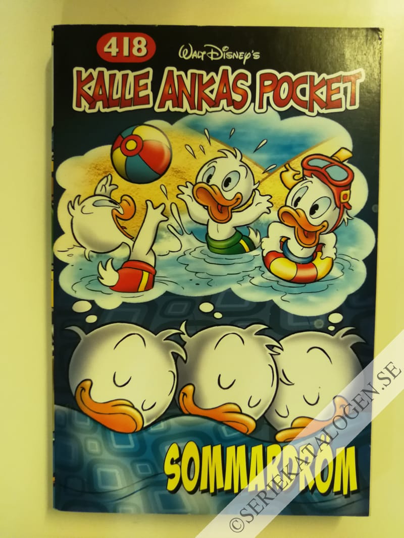 Framsida på Kalle Ankas pocket #418 - Sommardröm (2013)