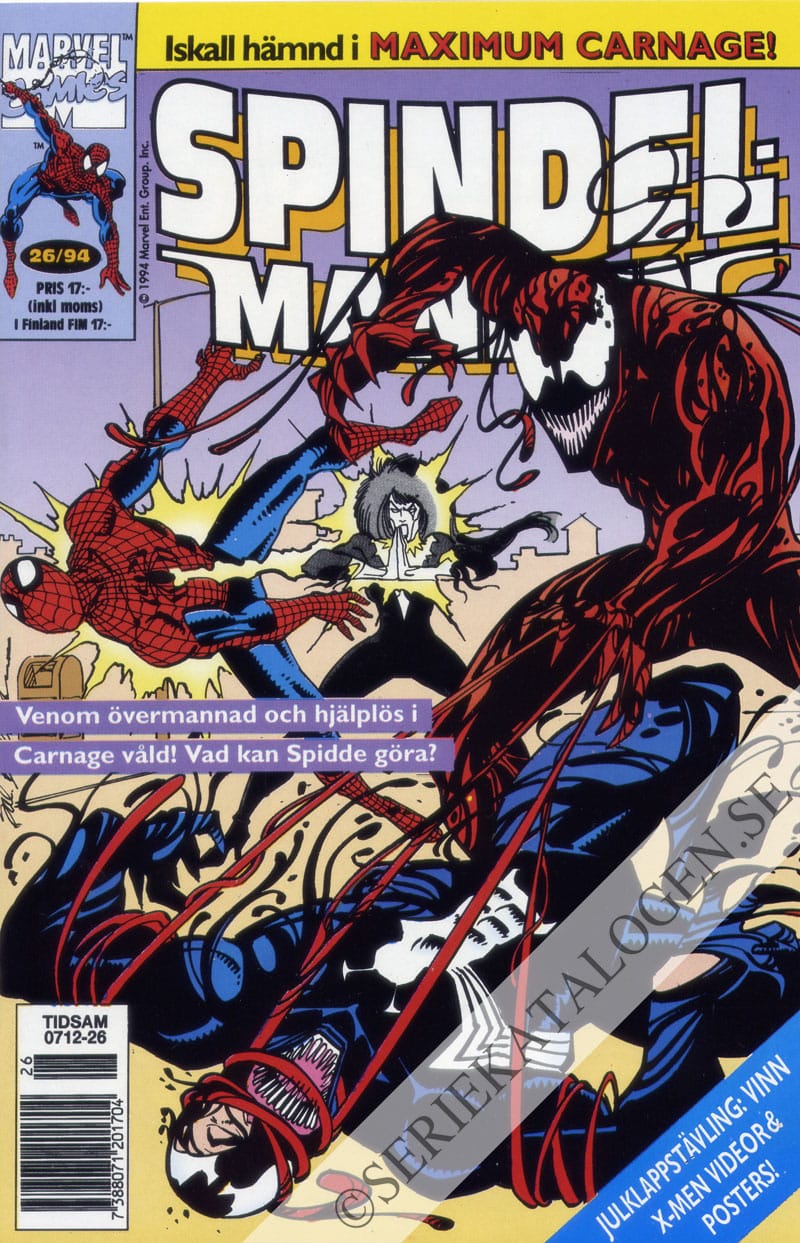 Framsida på Spindelmannen #26 (1994)