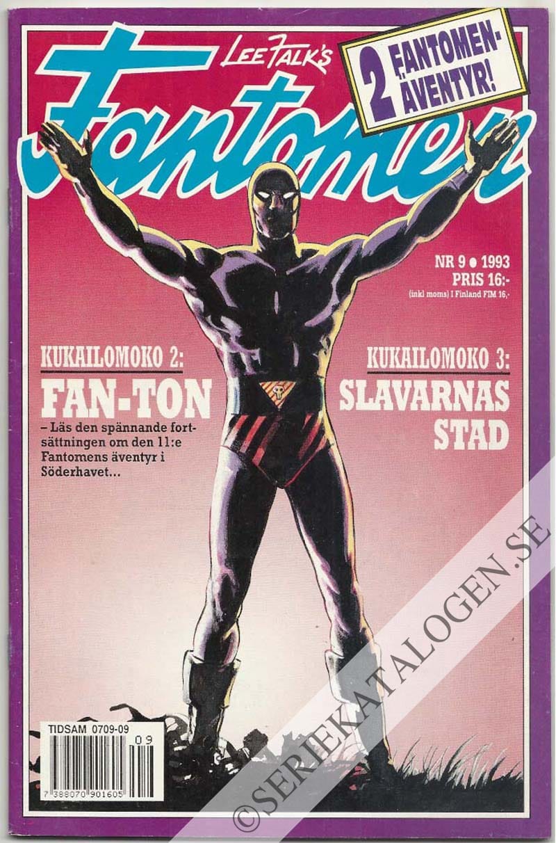 Framsida på Fantomen #9 (1993)