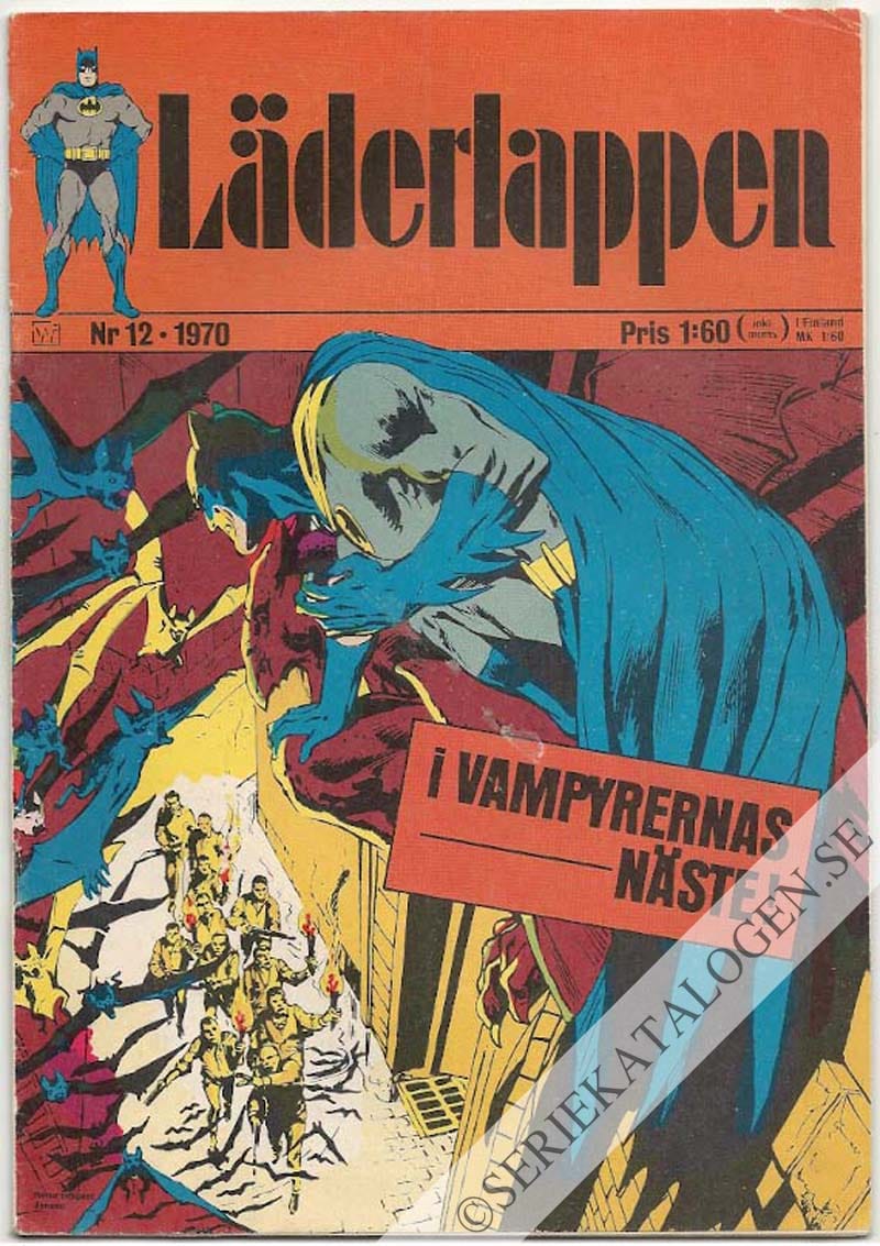 Framsida på Läderlappen och Robin #12 (1970)
