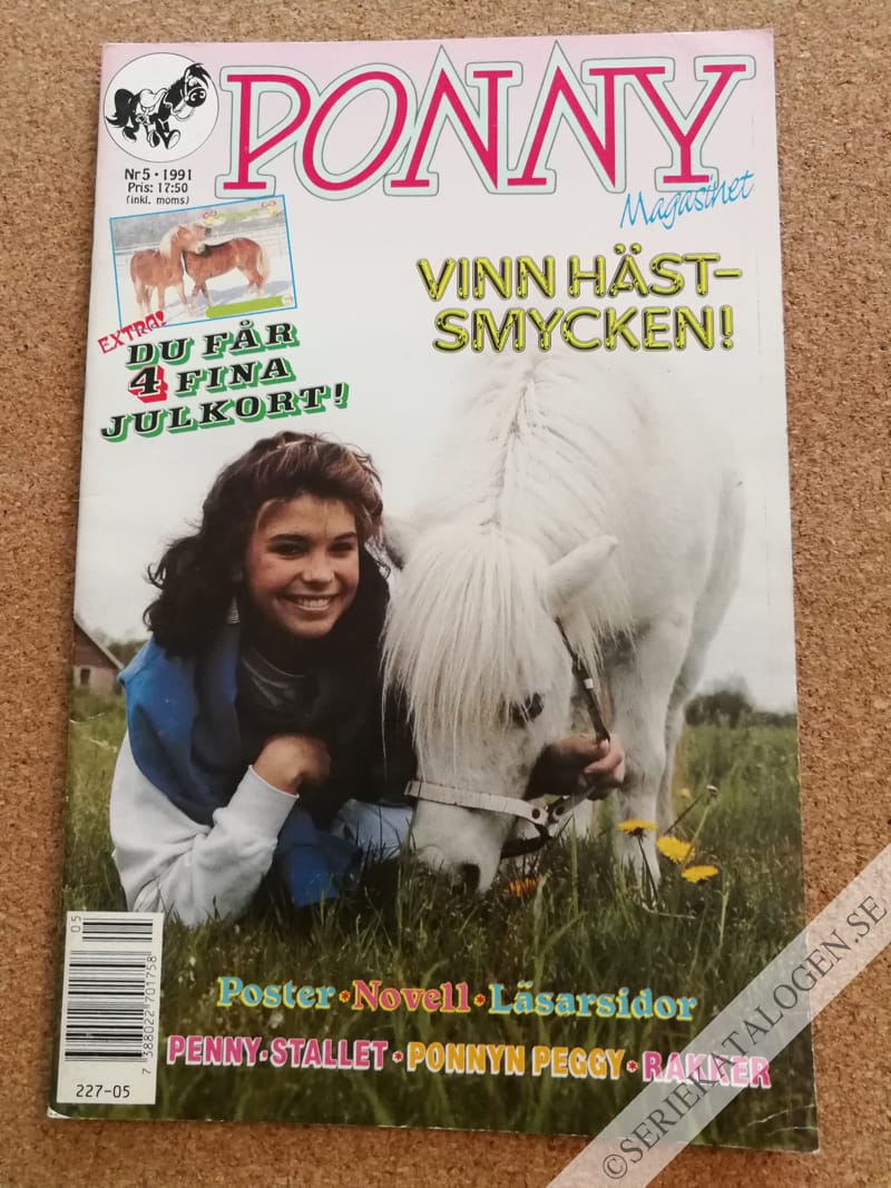 Framsida på Ponny-magasinet #5 (1991)