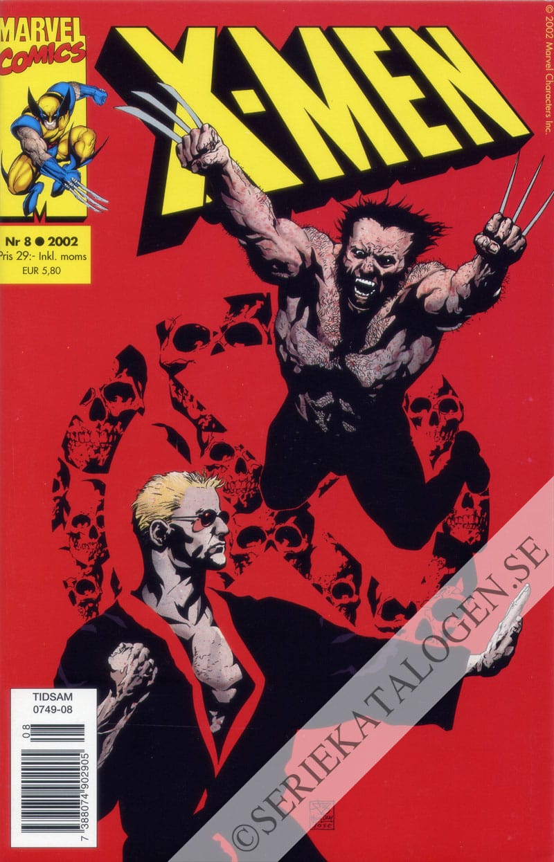 Framsida på X-Men #8 (2002)