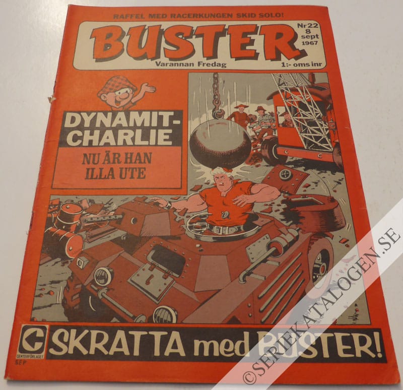 Framsida på Buster #22 (1967)