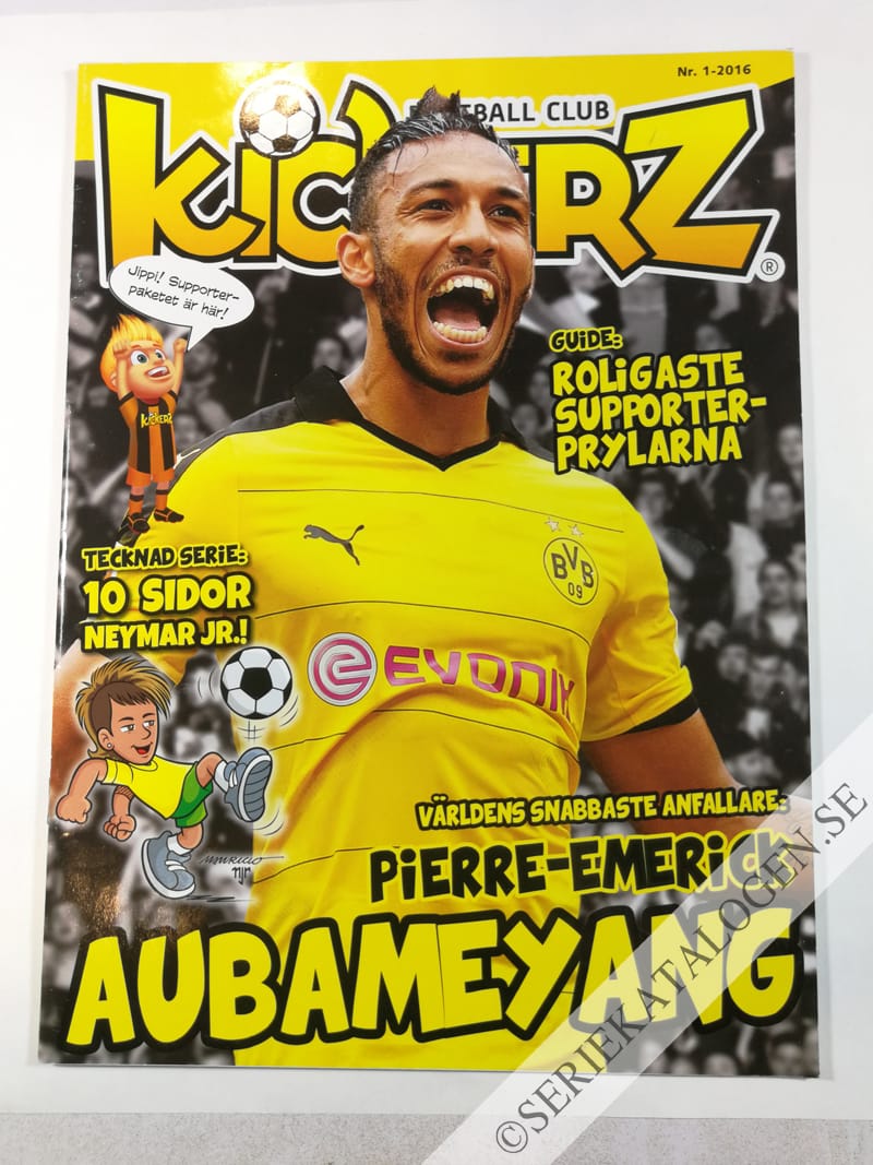 Framsida på Kickerz Football Club #1 (2016)