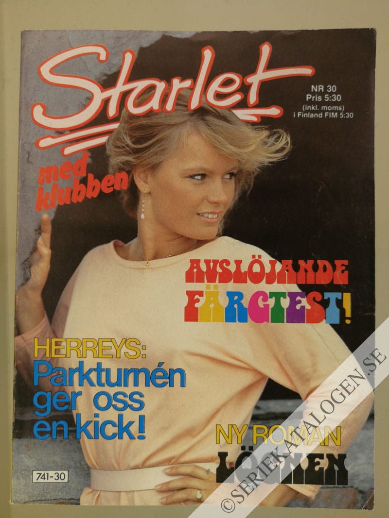 Framsida på Starlet #30 (1985)