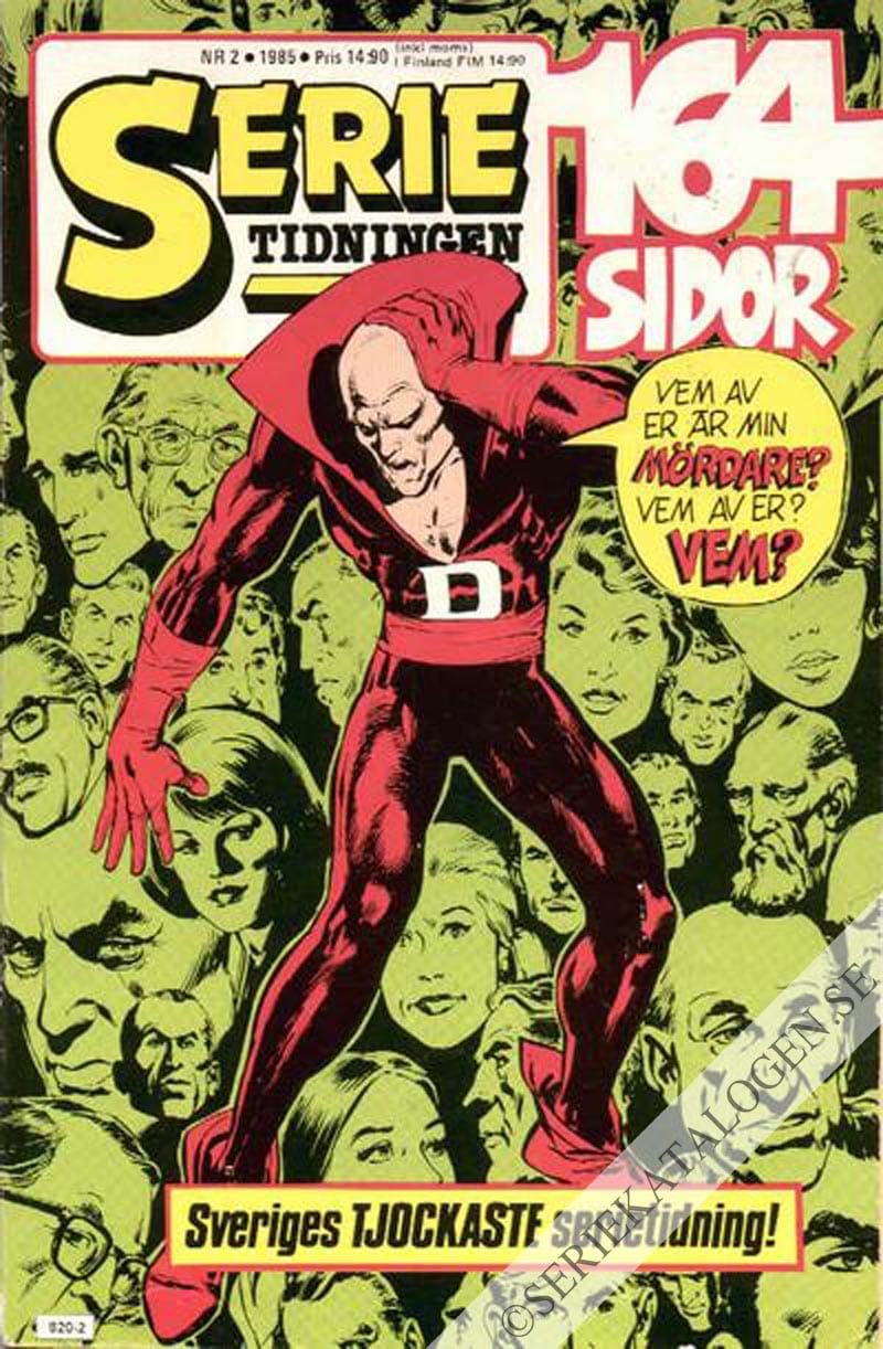 Framsida på Serietidningen #2 (1985)