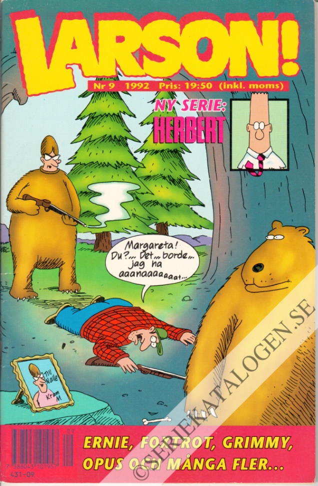 Framsida på Larson! #8 (1992)