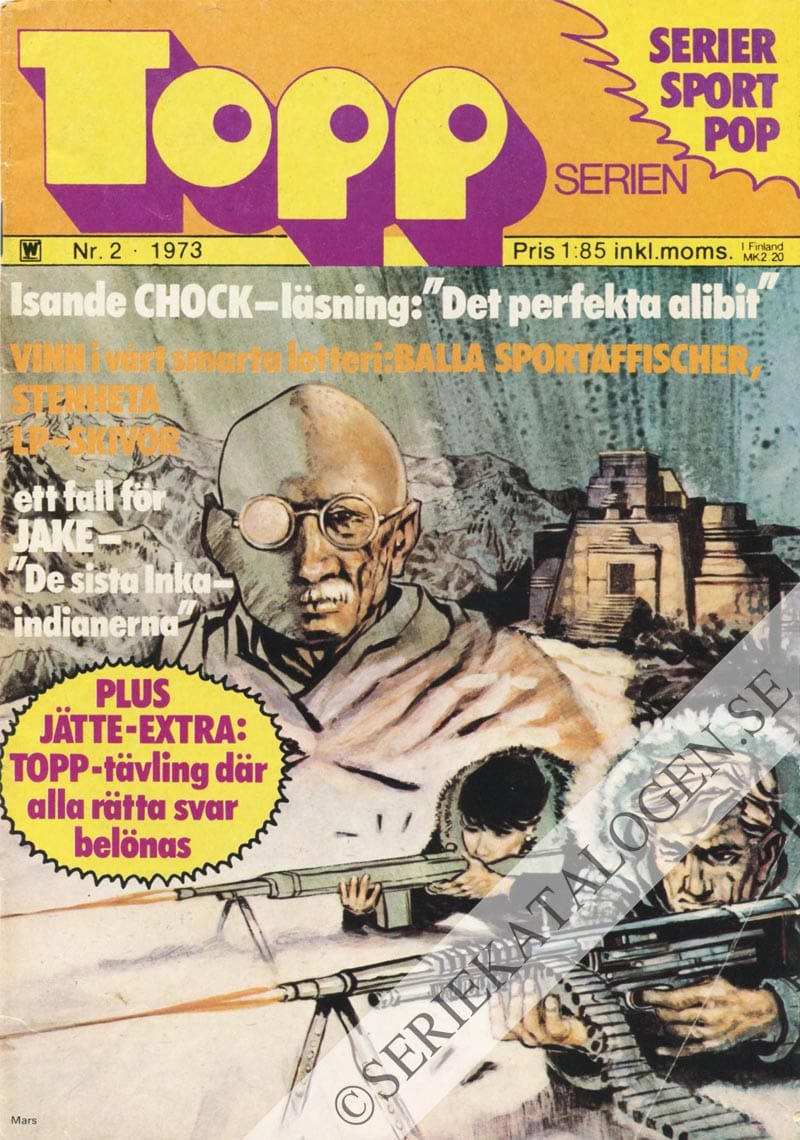 Framsida på Toppserien #2 (1973)