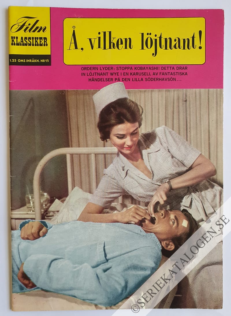 Framsida på Filmklassiker Å, vilken löjtnant! (1963)