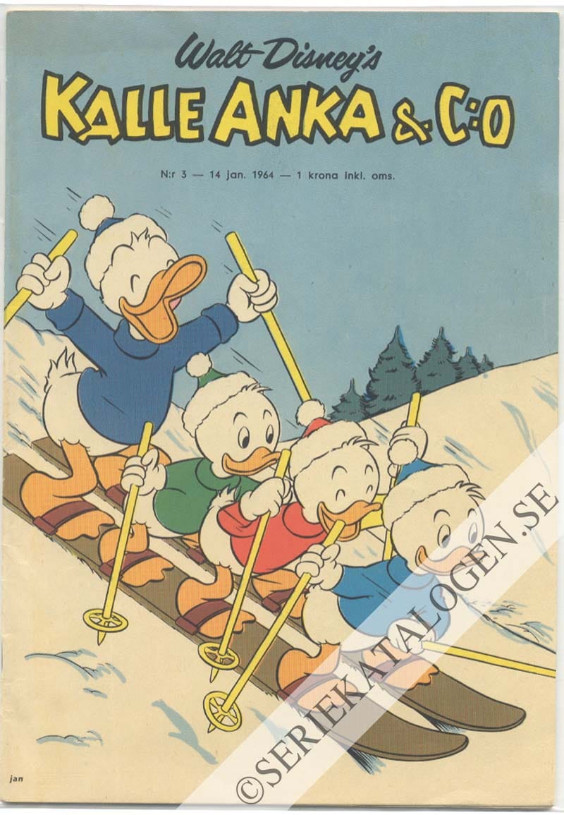Framsida på Kalle Anka & C:o #3 (1964)