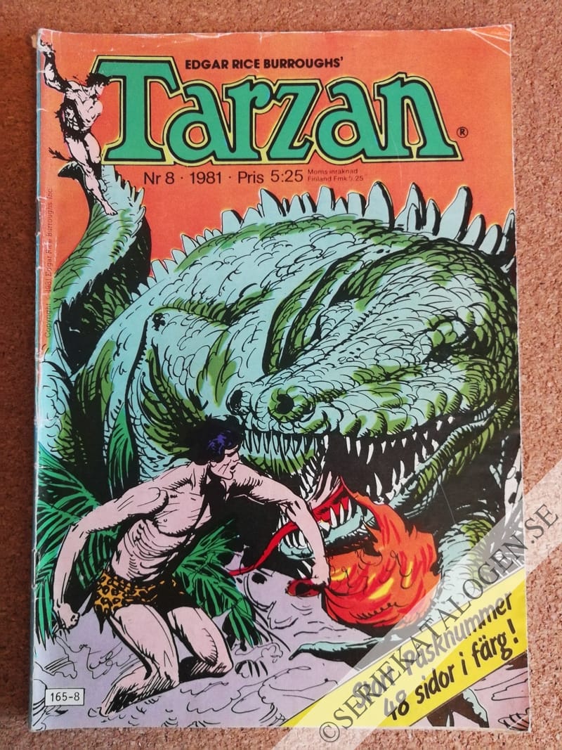 Framsida på Tarzan #8 (1981)