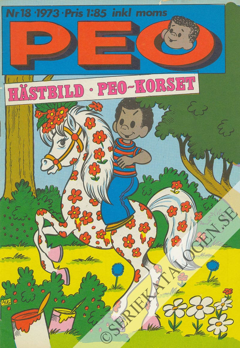 Framsida på Peo #18 (1973)