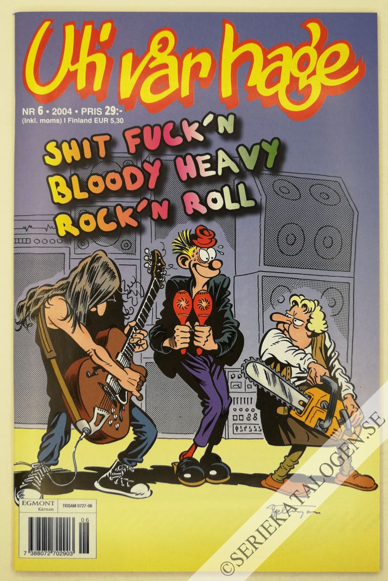 Framsida på Uti vår hage Shit fuck'n bloody heavy rock'n roll (2004)