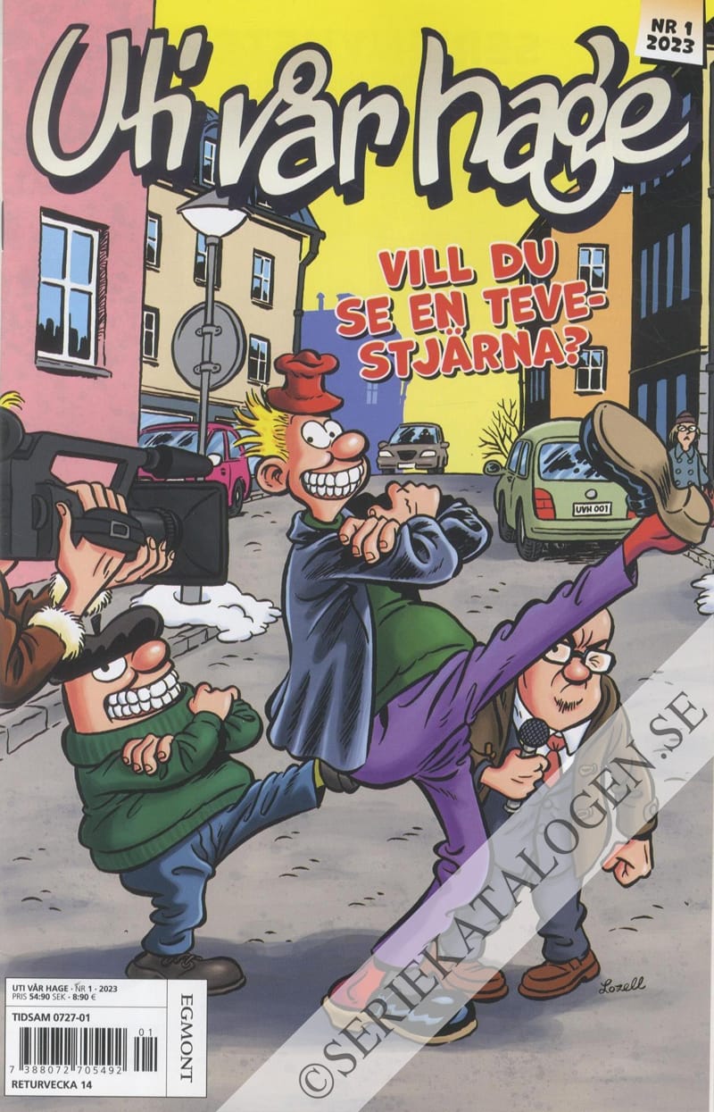 Framsida på Uti vår hage #1 - Vill du sen en teve-stjärna? (2023)
