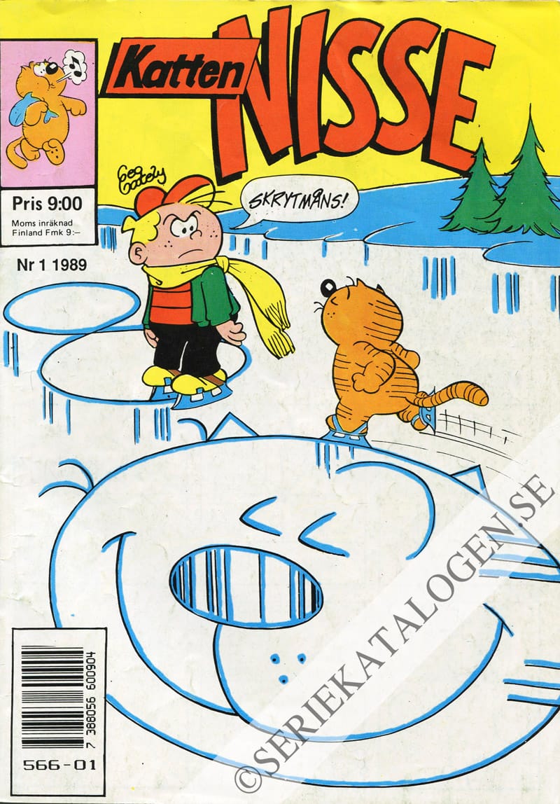 Framsida på Katten Nisse #1 (1989)