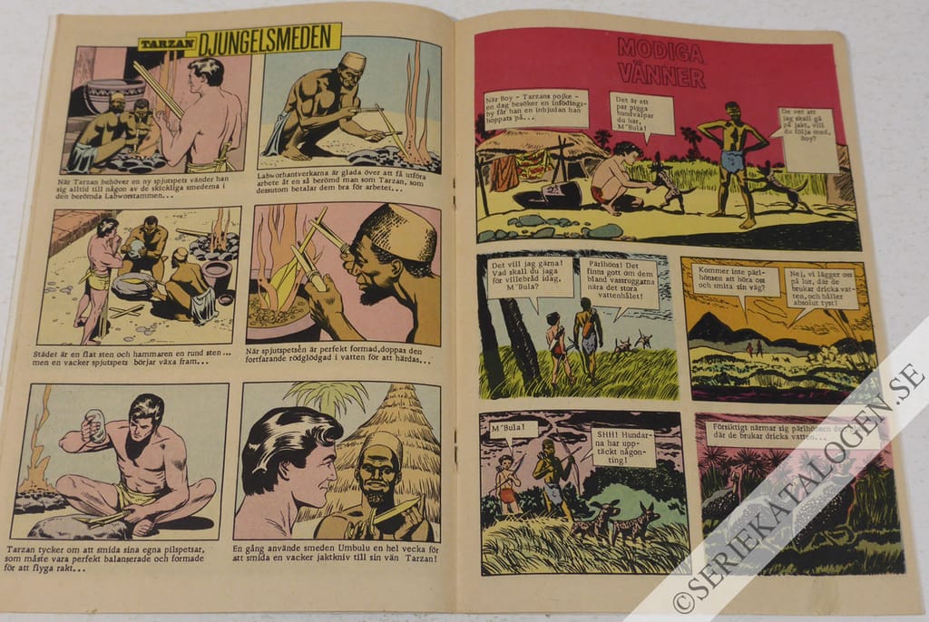 Exempel på Tarzan och den galna buffeln (1965)