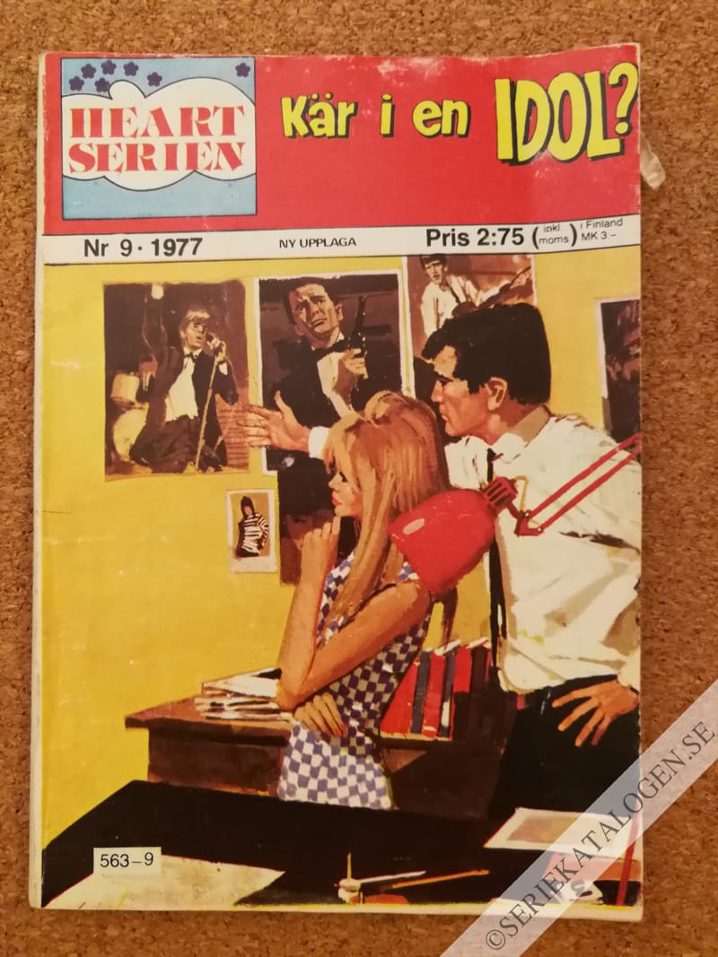 Framsida på Heart-serien Kär i en idol? (1977)