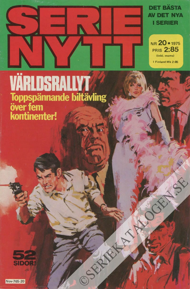 Framsida på Serie-Nytt #20 (1975)