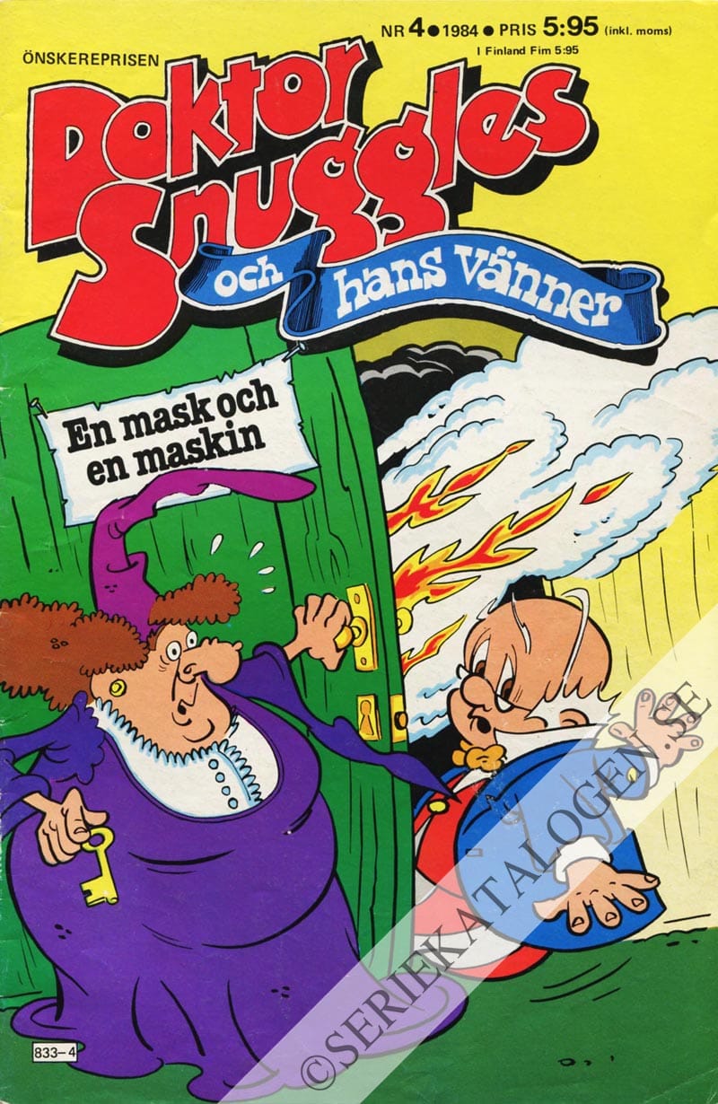 Framsida på Doktor Snuggles och hans vänner #4 (1984)