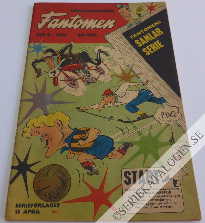 Framsida på Fantomen #8 (1951)