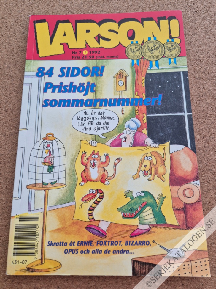Framsida på Larson! #7 (1992)