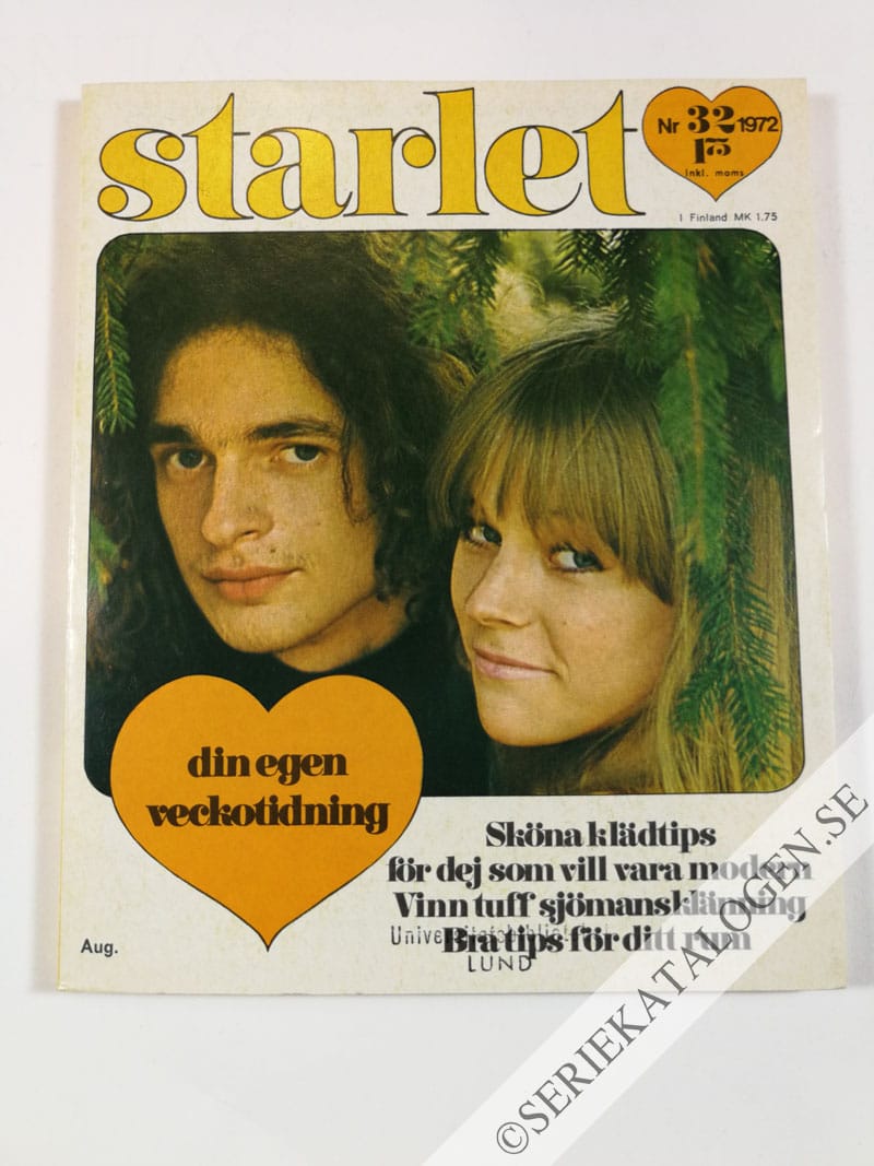 Framsida på Starlet #32 (1972)