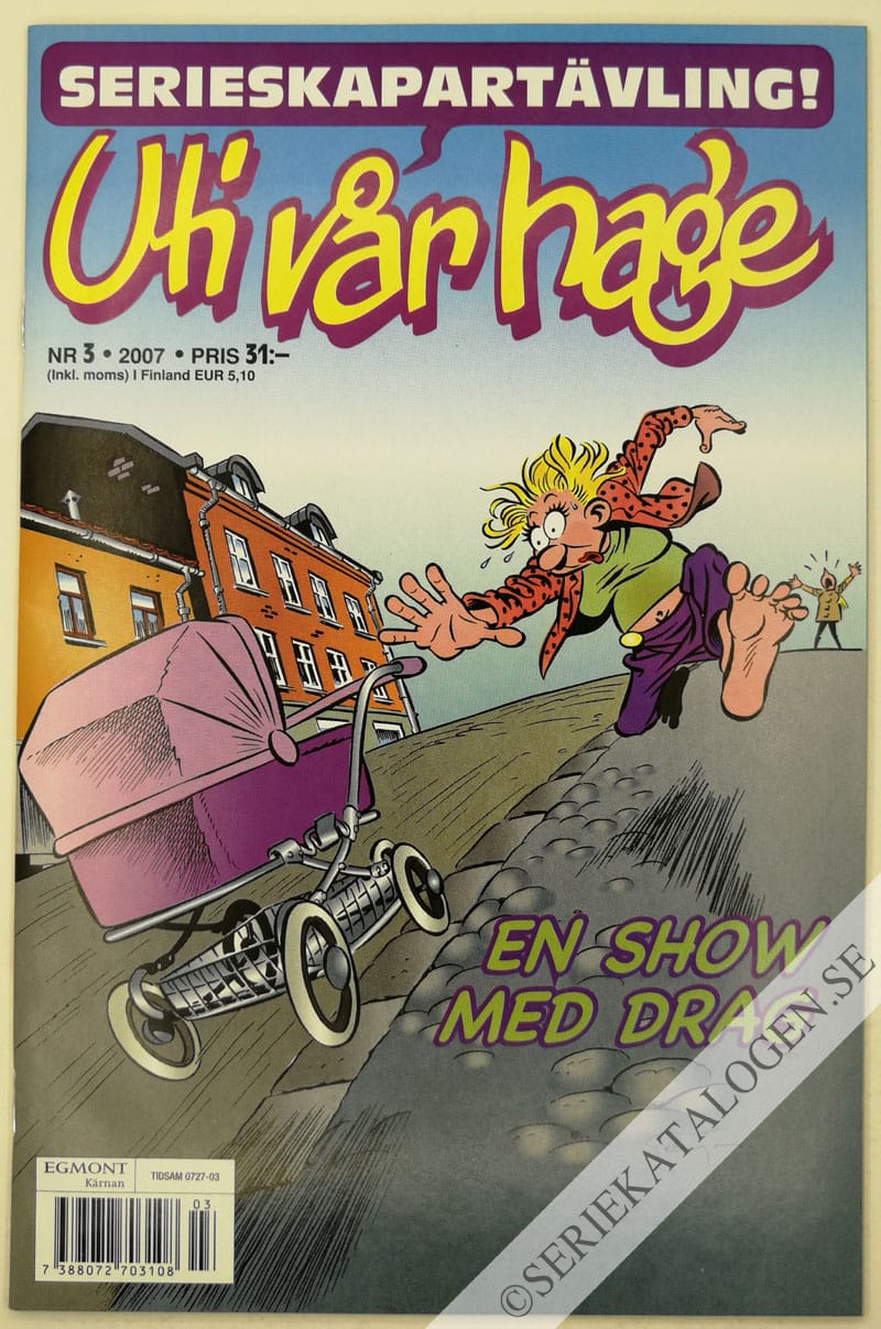 Framsida på Uti vår hage En show med drag (2007)