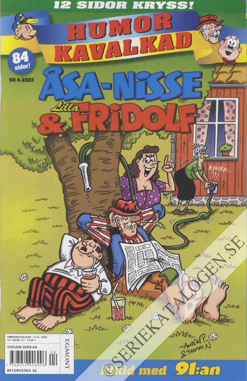 Framsida på Humorkavalkad #4 (2023)