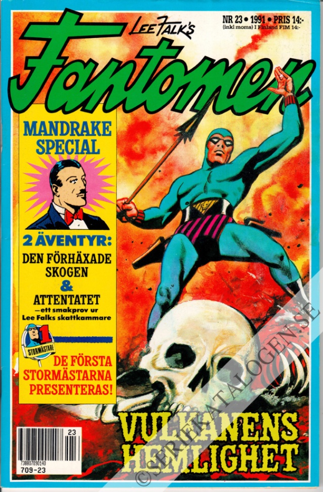 Framsida på Fantomen #23 (1991)