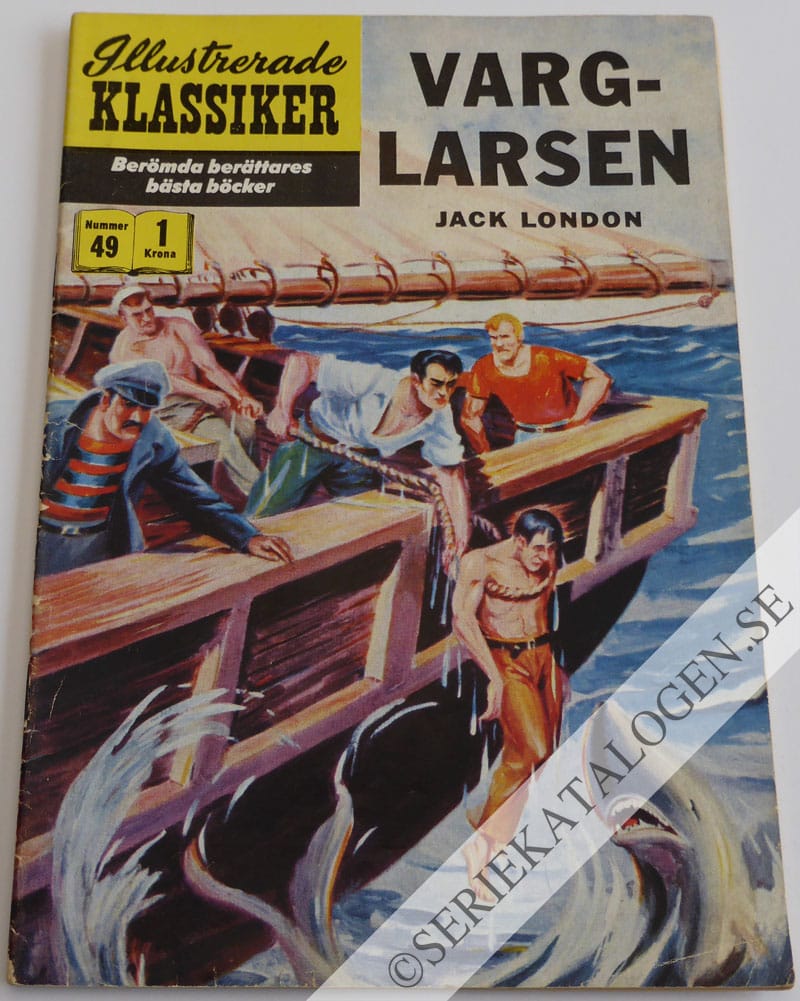 Framsida på Illustrerade Klassiker Varg-Larsen (1958)