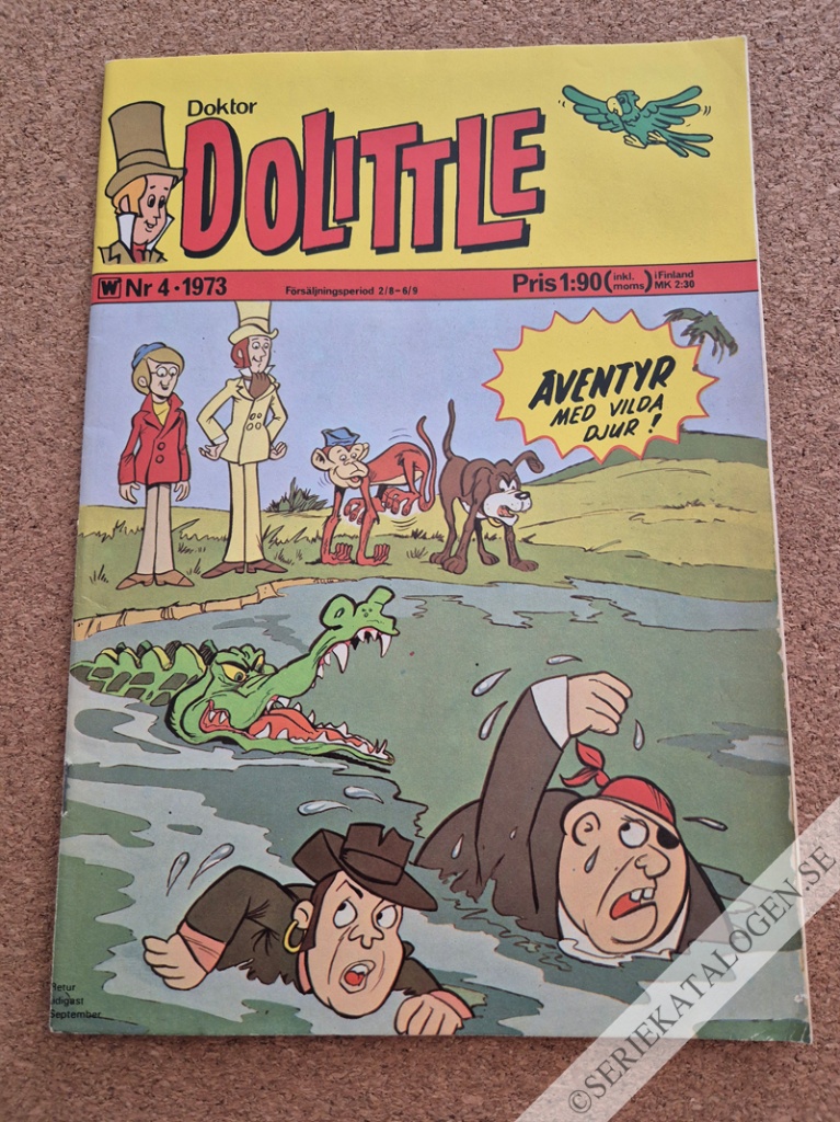 Framsida på Doktor Dolittle #4 (1973)