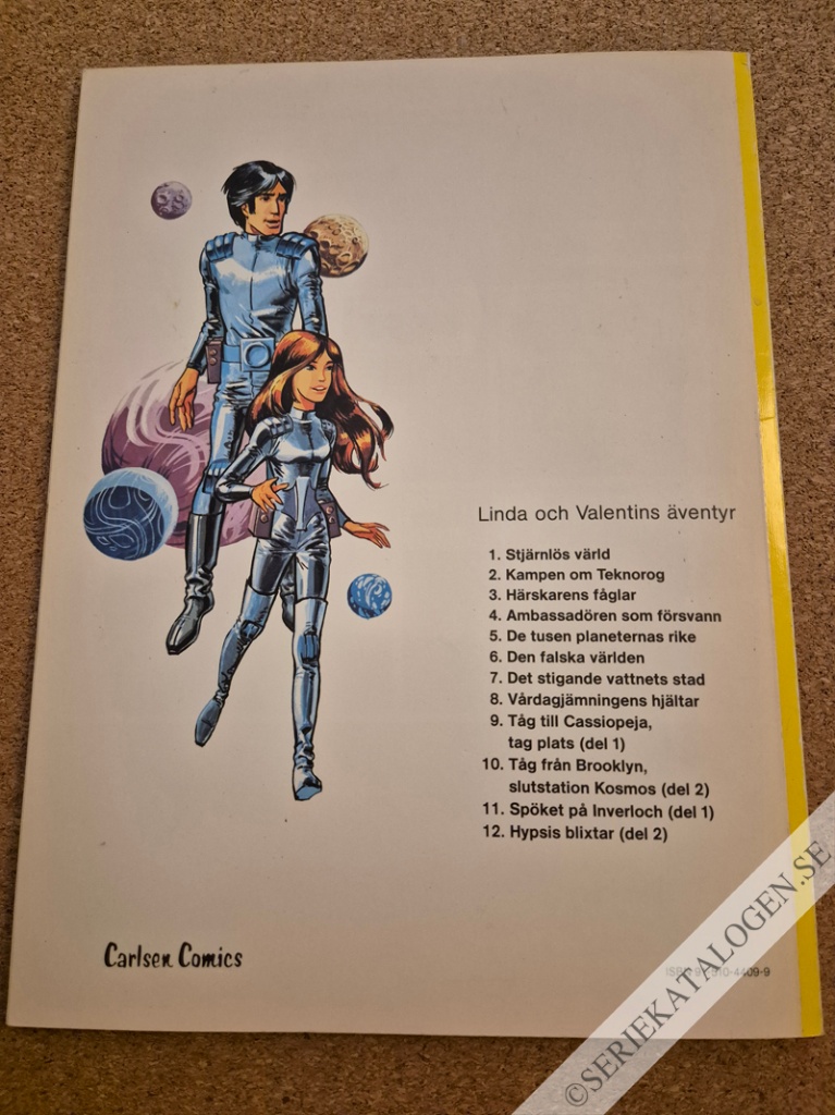 Baksida på Hypsis blixtar (1986)