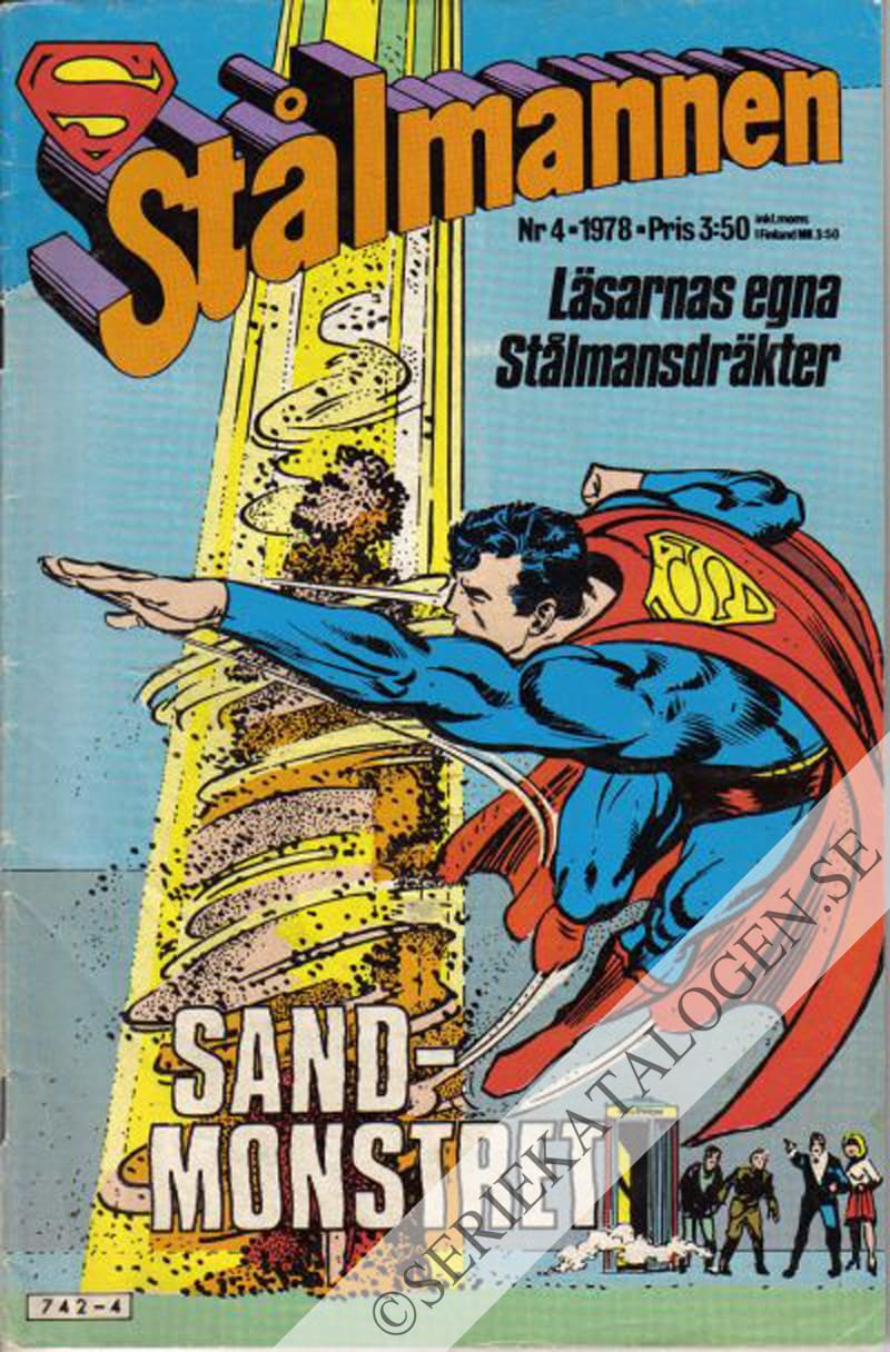Framsida på Stålmannen #4 (1978)