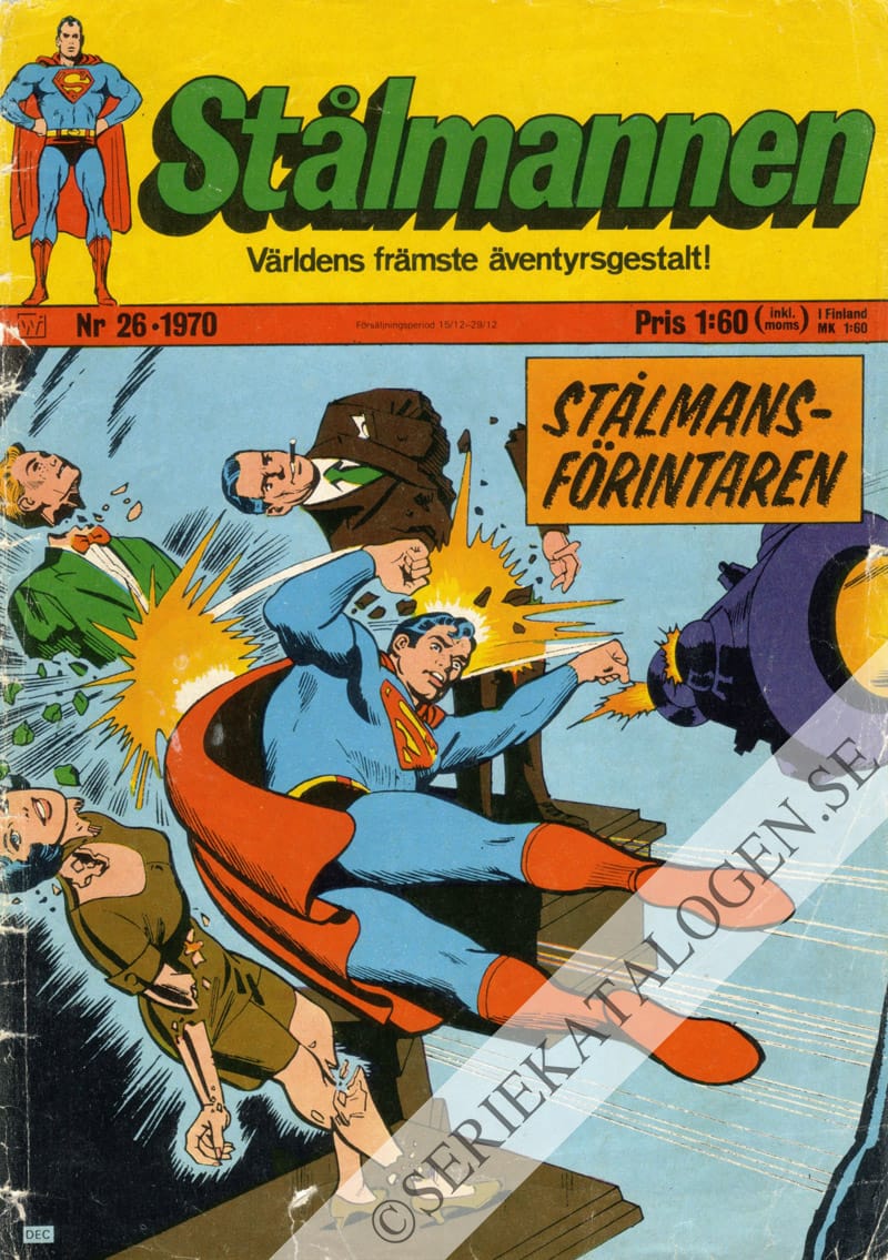 Framsida på Stålmannen #26 (1970)
