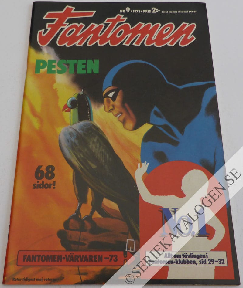 Framsida på Fantomen #9 (1973)