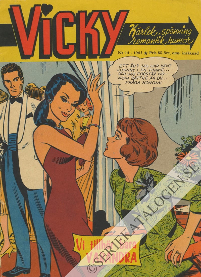 Framsida på Vicky #14 (1963)