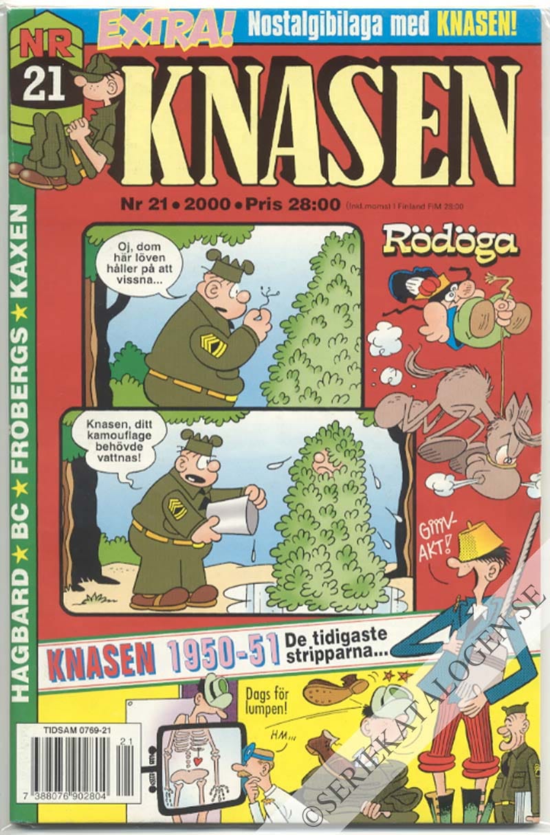 Framsida på Knasen #21 (2000)