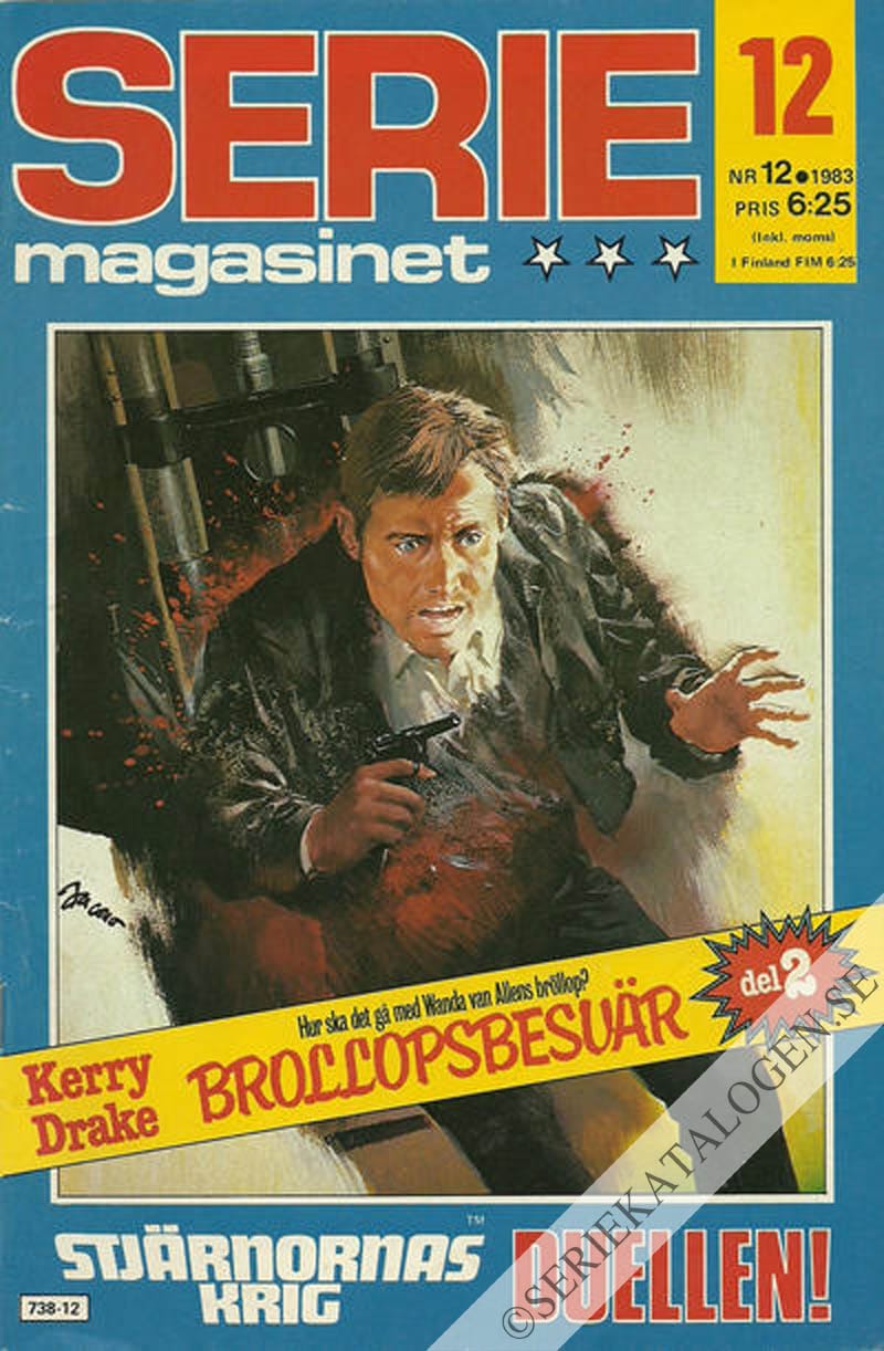 Framsida på Seriemagasinet #12 (1983)