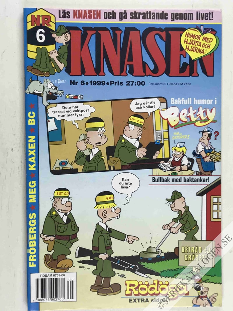 Framsida på Knasen #6 (1999)