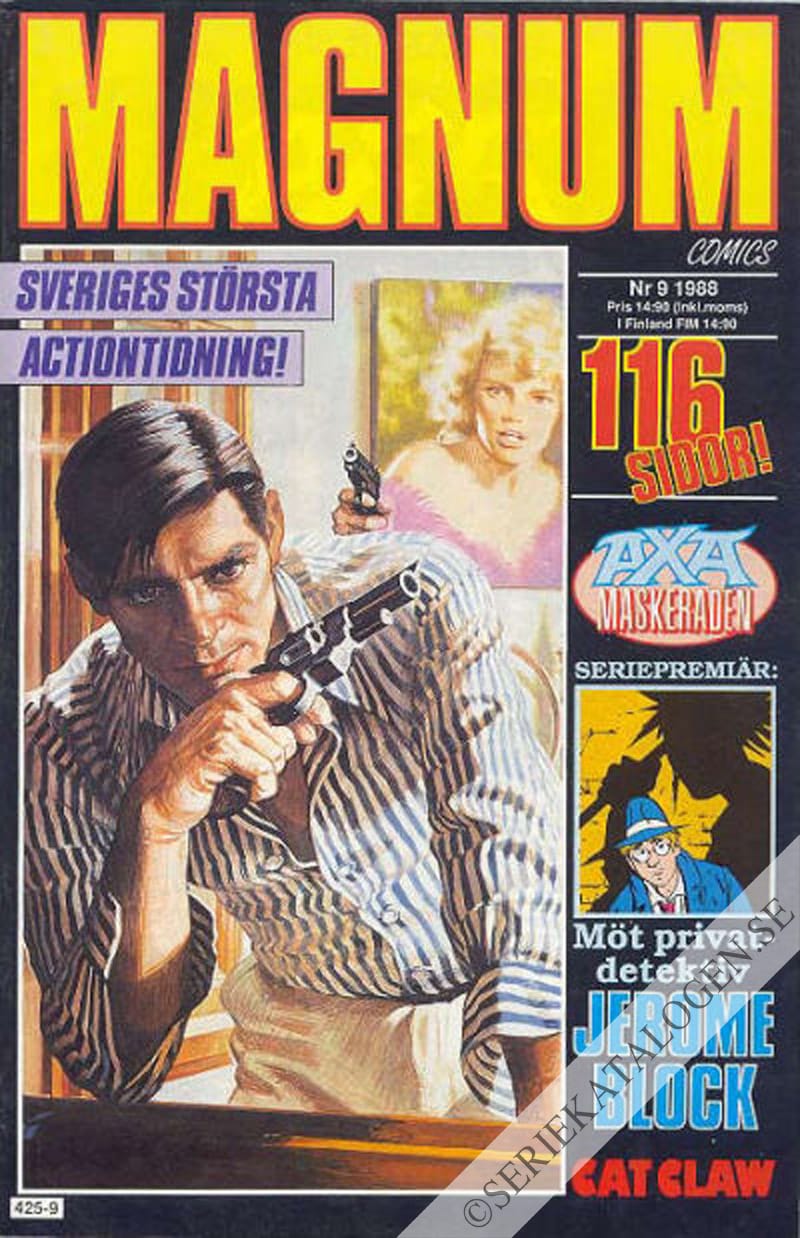 Framsida på Magnum comics #9 (1988)