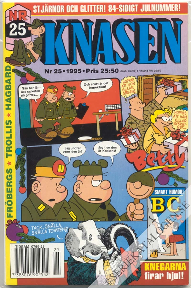 Framsida på Knasen #25 (1995)