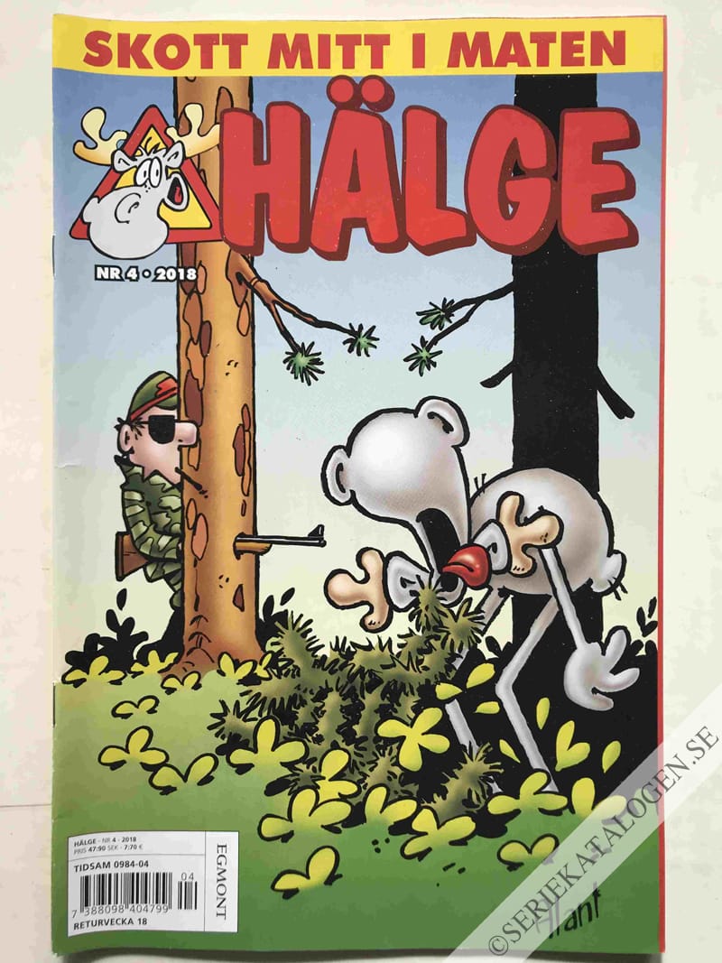 Framsida på Hälge #4 (2018)