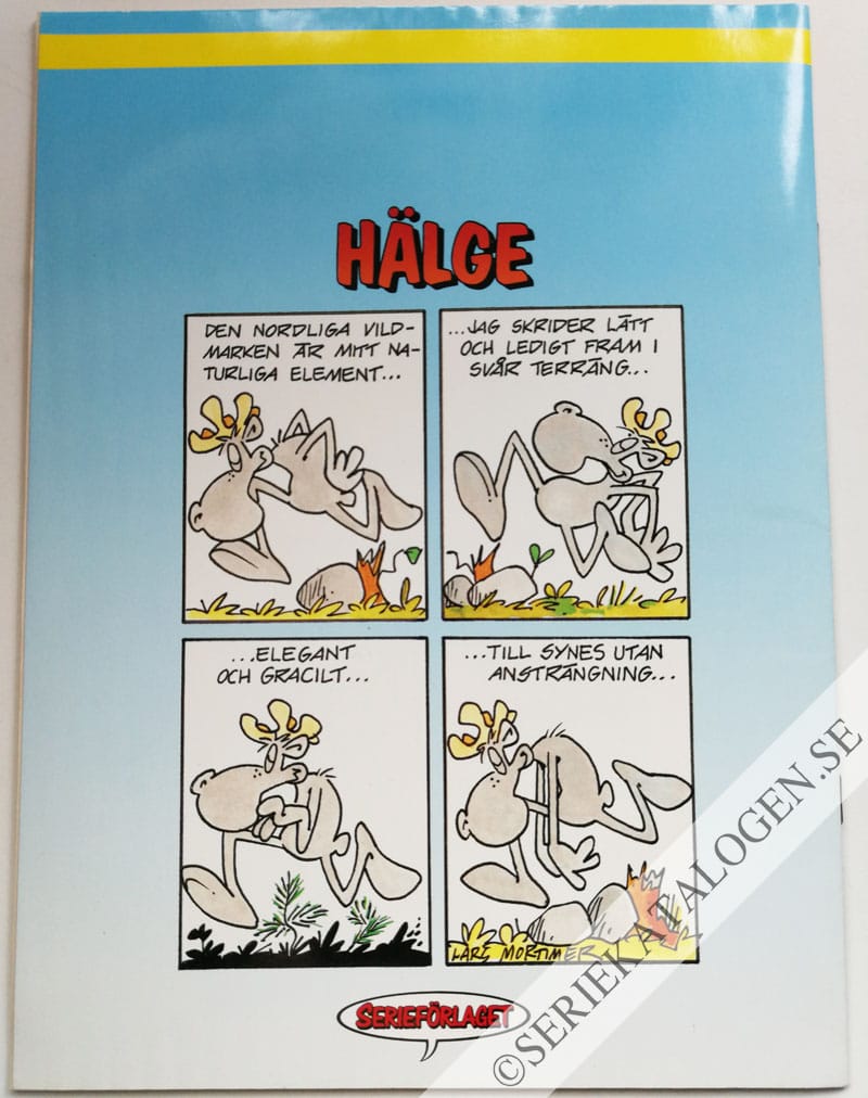 Baksida på Älgvarning (1992)
