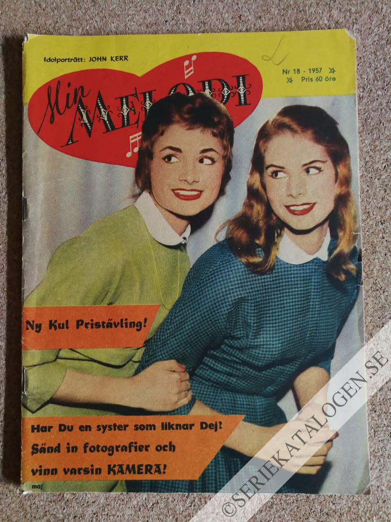 Framsida på Min melodi #18 (1957)