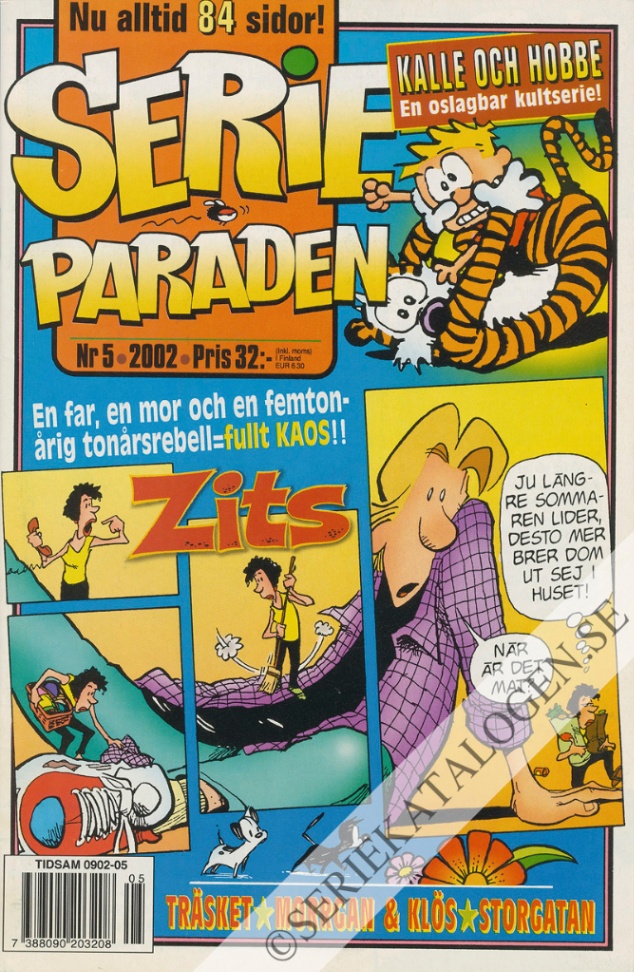 Framsida på Serie-paraden #5 (2002)