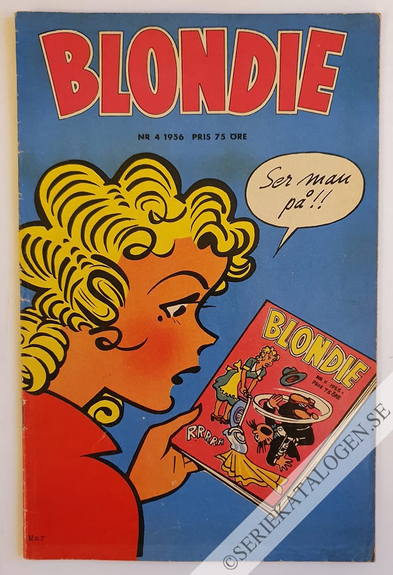 Framsida på Blondie #4 (1956)