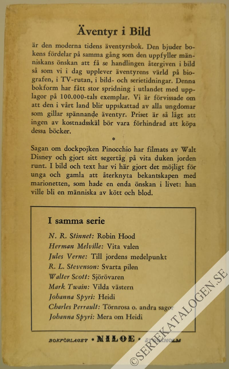 Baksida på Pinocchio (1968)