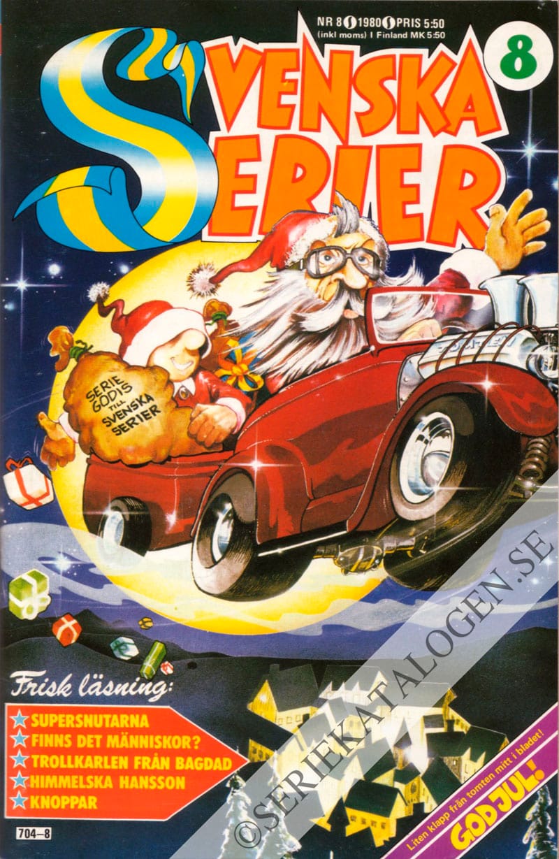 Framsida på Svenska serier #8 (1980)